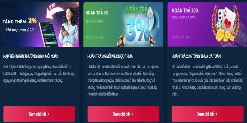 Ưu đãi sự kiện đặc biệt và ngày lễ MCW888